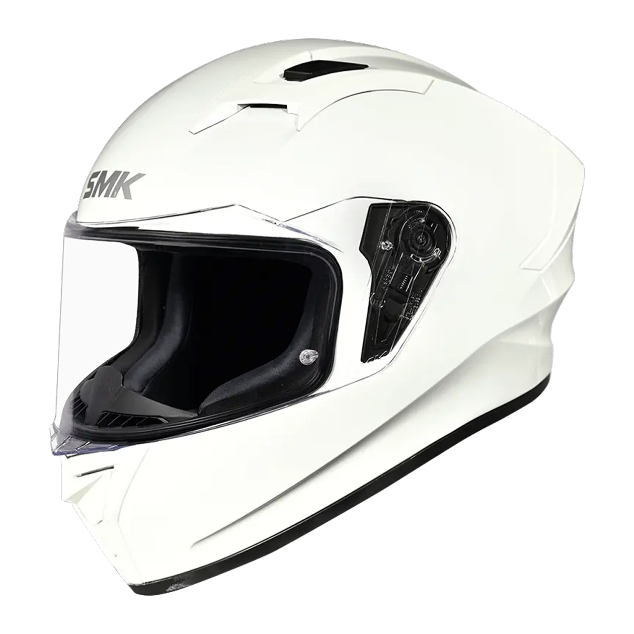 CAPACETE SMK STELLAR BRANCO BRILHANTE
