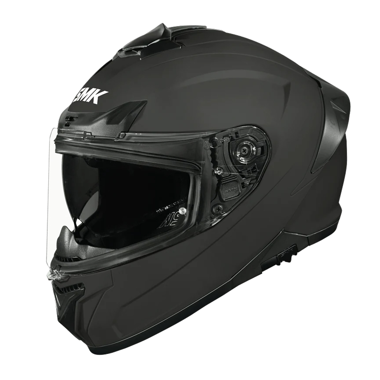 CAPACETE SMK TYPHOON PRETO MATE